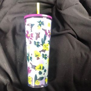 NWT Starbucks flower tumbler